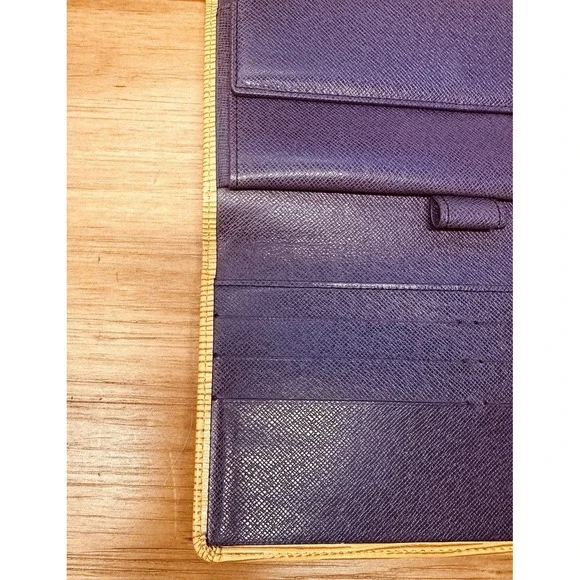 Louis Vuitton Epi Long Wallet International Yellow Purple Interior Pre-owned - Picture 10 of 15